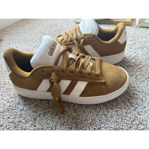 Adidas Grand Court Alpha 00s Suede Sneakers Bronze Strata Brown Men 10.5 IH3843